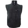 BE BOARD Gilet 9832 Smanicato in Pile da 4XL a 6XL Set 1 o 2 Pezzi Morbido Caldo con Taschino e Zip Uomo Taglie Forti Nero 5XL