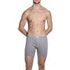 OLIMPIA N. 6 Boxer Uomo Art. 355/357 dalla 3 alla 8, Bianco - Grigio - Nero - Blu (Grigio, 6)