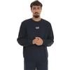 EA7 FELPA GIROCOLLO UOMO BLU EMPORIO ARMANI 7 LOGO EA L BLU