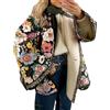 Goolecrimp Giacca da Donna con Ricamo a Fiori Elegante Giacca retrò di Tendenza Giacca da Shopping Leggera a Maniche Lunghe per Feste Esterne (Nero,L)