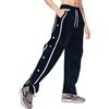 Generic Pantaloni Tuta con Bottone a Pressione Laterale da Donna, Pantaloni Tuta con Bottoni Laterali Aperti, per Sport, Tempo Libero, Pantaloni di Grandi Dimensioni, Tinta Unita con Tasca in Casual