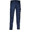 COFRA V707-0-02.Z/4 - Busot Pantaloni da Lavoro con Tasche - Taglia L - Navy/Nero