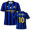 Inter Maglia Calcio Personalizzabile con Nome e Numero | Nuova Maglietta Nero Azzurra Replica Ufficiale Seria A 2025/2026 PS 41412