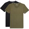 Diesel Umtee-michael-tube-twopack, T-Shirt Uomo, Multicolore (E5861-0bvfb), M (Pacco da 2)