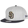 New Era 9Fifty Snapback Cap - Heather San Diego Padres Grigio
