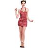 Partilandia Costume da bagno a pois, anni 50, da donna, taglia L