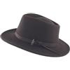 WALKER AND HAWKES - Jack Murphy Boston Cappello in Feltro di Lana con Fascia in Pelle - Marrone - S (56cm)