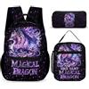soldwellsd Zaino con drago per bambini, ragazze, ragazzi, scuola, 40,6 cm, con drago, zaino per la scuola, Dragon Backpack3 Set personalizzato, Taglia unica