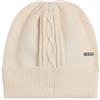 FREDDY - Berretto in Maglia con Treccia Decorativa, Donna, Beige, Unica