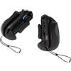 Zhixteu 1 Paio di Controller per Mouse per Switch 2, Impugnatura per Controller da Gioco, Supporto Protettivo per Mouse, Impugnatura Antiscivolo Resistente all'Usura, Mouse Ergonomico (nero)