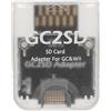 Ouitble Lettore di schede GC2SD Plug and Play Console di gioco professionale portatile Adattatore micro scheda di memoria per console GC Materiale ABS 4,5 x 3,5 x 0,7 cm (Trasparente)