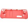 Ausla Case di Kickstand, Copertura per PC Protettiva con Supporto per il Mazzo Steam, Design Resistente Agli Urti e Impugnatura Migliorata per i Giocatori (rosso)