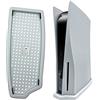 Chenkxin CKXIN Supporto verticale per console PS5 Playstation 5 con prese d'aria di raffreddamento integrate e piedini antiscivolo - Disc Edition (bianco)