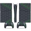 LNMLRBXEXZ Compatibile Con Adesivi Skin Per PS5 Slim Skin Disc Edition & Per Digital Console Controller Vinyl Cover Skins Wraps Scratch Resistant Compatible 28076 Avvolgimento(Disc Version)