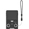 Generico Macchina del gioco Custodia in silicone per R40S PRO Console di gioco Goccia coperchio di protezione Gamepad Protector Sleeve (Nero)