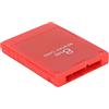ACOGEDO Scheda di Memoria per Giochi Ad Alta velocità da 8 MB per - Compatibile con Giochi e FMCB1.966, Blu (rosso)