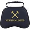 Head Case Designs Licenza Ufficiale West Ham United FC Martello Marchio Logo Grafico Custodia Rigida Da Viaggio Compatibile con PS5 DualSense & Xbox Controller