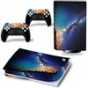 PDURMBUAB Nessuna Schiuma Nessuna Bolla Per PS5 Skin Disc Edition & Digital Console E Controller Vinyl Cover Skins Wraps Resistente Ai Graffi, Compatibile 64269(Disc Version)