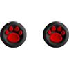 THLMT 2 pezzi di coperture in silicone per thumbstick compatibili con Rog Xbox Ally/con Ally X, coperture per thumbstick e rocker per controller di console di gioco e joystick (Nero e rosso)