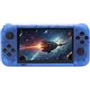 Generic Console per Videogiochi retrò Ampio Supporto per Emulatore Schermo IPS da 5 Pollici Lettore di Giochi Portatile per Viaggi, Spazio di Archiviazione da 64 GB (Blu trasparente)