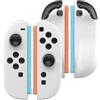RDFJ Custodia in silicone compatibile con controller Joycon Nintendo Switch 2 antiscivolo (bianco)