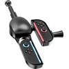 RHOTALL Canna da pesca per Nintendo Switch 2, kit di accessori per giochi di pesca compatibile con Nintendo Switch 2 Maniglia joycon Controller Bass Pro Shops: The Strike Championship Edition