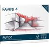 Favini Cartangolo da disegno Favini 4 f.to 24x33 cm 20 fogli da 220 g/m2 ruvido neutro - A168504