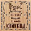 Dogal® »RC148I BARITONE GUITAR SET PHOSPHOR BRONZE« Corde per chitarra Baritone - Phosphor Bronze Round Core - 014/070
