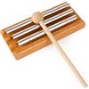 AKLOT Chime Trio Chime, Campanello a tre toni a percussione a mano per preghiera, meditazione, yoga, insegnanti, gestione aula