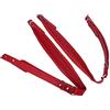 Kuuleyn Cinghie per fisarmonica in pelle, cinghie a tracolla resistenti all'usura regolabili multicolori per fisarmonica a basso 16-120(rosso)