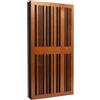 Bluetone Acoustics Slat AbFuser - pannelli fonoassorbenti - pannello acustico ibrido professionale (100x50x11cm, Teak)
