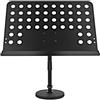 gear4music Leggio da tavolo per spartiti - altezza e inclinazione regolabili | Inclinazione interamente personalizzabile, grande piastra per un raccoglitore A4 aperto, base pesante 2,6kg resiste agli urti