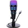 Generic Microfono per PC, microfono a condensatore con cancellazione del rumore, accessori per cuffie USB per studio di registrazione, musica, podcast e streaming