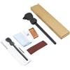 Walopola Archetto per chitarra folk, professionale per suonare la chitarra, per prestazioni, strumento portatile per spennare corde con di carta vetrata in per