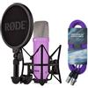 RØDE Rode NT1 Signature Purple Microfono da studio Viola + Keepdrum Cavo XLR Viola