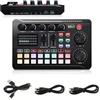 Generic Mixer professionale F998, attrezzatura per lo streaming live, attrezzatura per podcast, 3-4 telefoni cellulari per streaming live simultaneo, riduzione del rumore con un clic, utilizzato per podcast