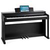 McGrey DP-19 SM Pianoforte digitale - 88 tasti pesati con azione a martello e risposta al tocco - 8 suoni - 32 ritmi di accompagnamento - design sottile - Tasteria e 3 pedali - Nero opaco