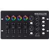 Showlite LDO-10 MKII FS LED DMX Operator - Controller DMX per fare funzionare faretti LED - Ideale per intrattenitori solisti, band più piccole o pub - Controllo automatico o musicale