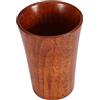 Uadme Tazza in Legno Per Tè Tazza Per Bere in Colore Vintage Acqua Fatta a Mano Tazza in Legno Ecologica Per Bere Vino Latte Caffè （7,5 * 13 Cm）