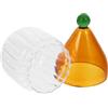 Alipis Barattolo Di Caramelle in Con Cappello Di Natale Barattoli Per Dolciumi Natalizi Contenitore in Per Snack