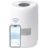 Comedes Umecto 600, per ambienti fino a 82 m², evaporazione a freddo, serbatoio 4 l, capacità di umidificazione fino a 600 ml/h, indicatore di umidità 7 colori, modalità automatica, Smart Home