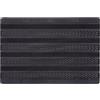 Astra Zerbino per interni ed esterni - Tappeto d'ingresso Rubic in gomma clean-off - tappetino per porte da esterno - tappetino antisdrucciolo 40x60 cm nero