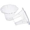POLOPLAST PZ 200 COPPETTE DI PLASTICA GRANDI CC 220 PER YOGURT GELATI GRANITE E MACEDONIA COPPETTA GELATO