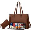 Generico Borsa Per Computer Portatile Da Donna, Borsa Termica Con Scomparto Pranzo,Borsas Business Multitasca Con Tracolla Regolabile, Per Laptop 16 Pollici, Tablet, Ufficio, Scuola, Università, Viaggi Outdoor