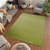 TAPISO Mono Tappeto Salotto Pelo Corto Design Moderno Monocromatico Tinta Unita Monocolore Tonalità Verde Soggiorno Camera da Letto Sala OEKO-TEX 120 x 170 cm