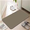 LYGLIGH Tappetino per porta ultra sottile per ingresso interno, tappetino per porta da 2,54 mm per ingresso interno, zerbino antiscivolo con retro in gomma lavabile, resistente allo scolorimento