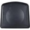 HEBEOT Vassoio antigoccia per friggitrice ad aria da 6 litri, parti di ricambio per friggitrice ad aria, in acciaio al carbonio, vassoio antigoccia per forno, 25,4 x 25,4 cm, nero