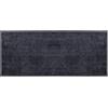 Schöner Wohnen Kollektion zerbino antipolvere Miami resistente - zerbino trapuntato 67x150 cm in nero antracite - lavabile clean-off