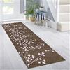 Siunwdiy Tappeti Runner Passatoia 70x240cm Tappeto Cucina Antiscivolo Lavabile Tappeto Corridoio Passatoia Marrone scuro Tappeto Zerbino Ingresso Interno Lungo per Ingresso Cucina