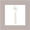 Lucgel Mini Posata Cucchiaino Pulz Spoon Riutilizzabile Trasparente 10 cm - 2x50 Pezzi -